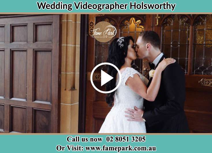 The newlyweds kissing Holsworthy NSW 2173