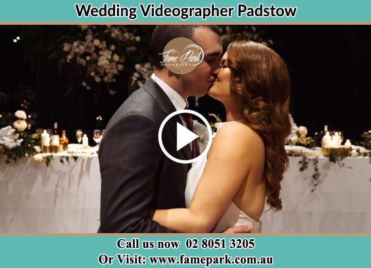 Bride and Groom kissed at the dance floor Padstow NSW 2211