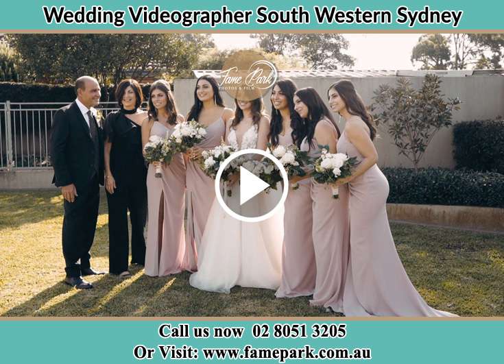 The Bride and her bridesmaids South Western Sydney